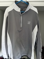 Cutter & Buck Men's DryTec Golf Jumper Size XL Grey Long Sleeve Pullover Sweater