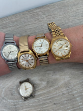 Vintage 5 Watch Lot Gruen