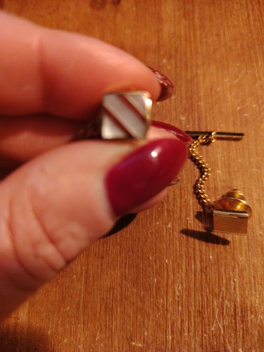 Vintage tie pins with - x,