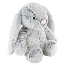 10” Grey Bunny Plush Stuffed