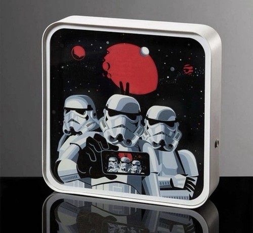 Stormtrooper perspex lamp - stormtrooper, 3d