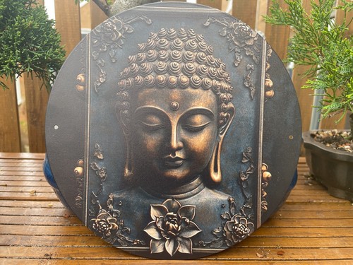 Buddha aluminium sign - buddha,
