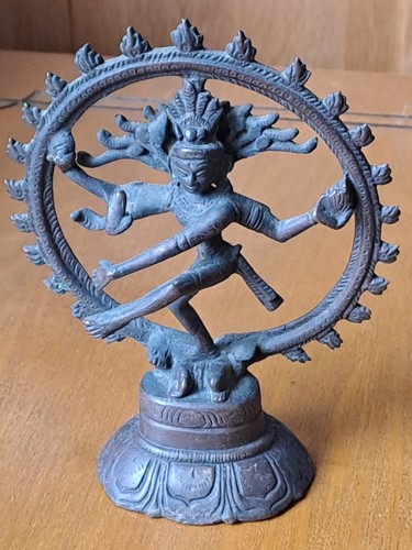 Antique brass nataraja dance - antique,