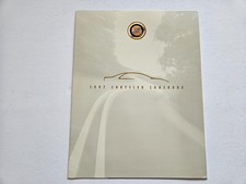 CHRYSLER CONCORDE SALES BROCHURE 1997