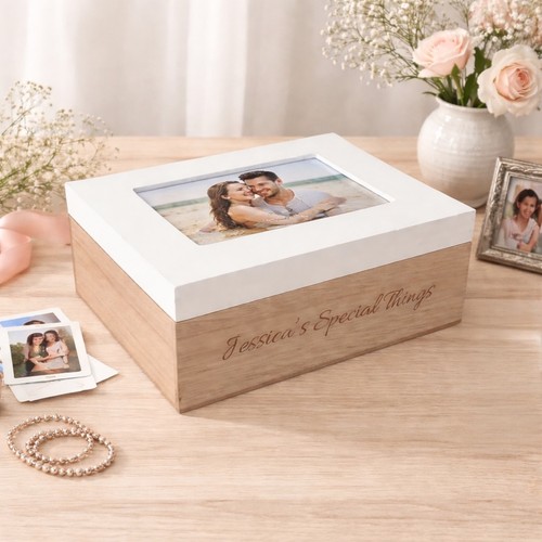Personalised wooden keepsake - wooden,