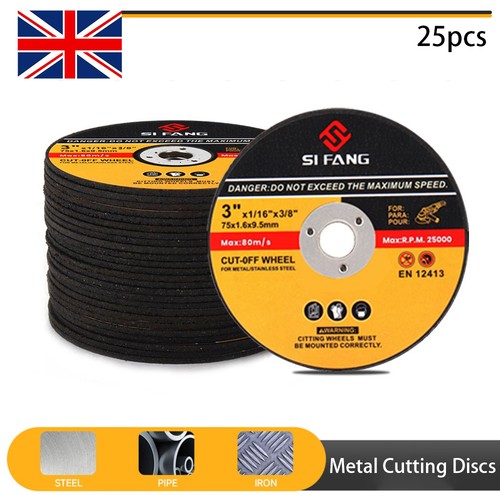 25pc 75mm cutting discs - 75mm,
