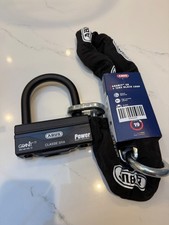 Abus Granit 58 Motorcycle Loop Chain Abus Plus Lock 12mm chain & 16mm shackle