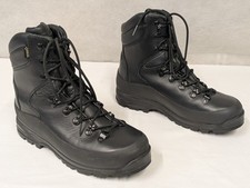British Army Iturri Black Leather Goretex Cold Wet Weather Combat Boots - UK 7