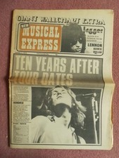 MARC BOLAN, TEN YEARS AFTER, DAVID BOWIE in NME 1972