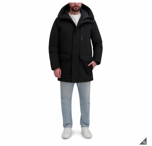 Dkny men down parka jacket - men's,