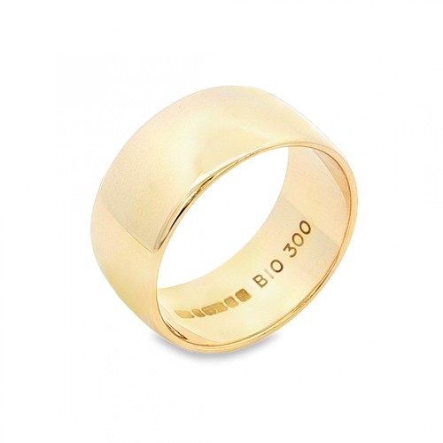 9ct yellow gold - 9ct, d-shape