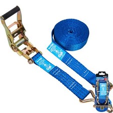 BlueSpot Ratchet Tie Down Cargo Straps 38mm Lashing Truck Trailer Car 6m / 20ft