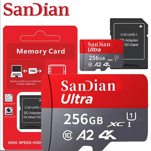 High speed micro card 256gb - micro, sd