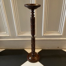 Vintage pedestal plant - vintage, lamp