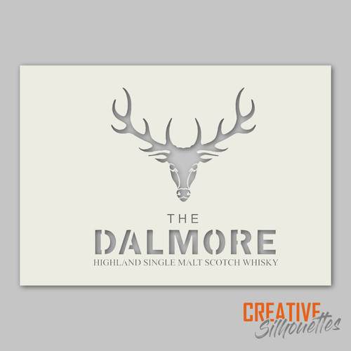 Dalmore whisky stencil 190 - whisky,