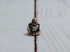 Pandora Happy Smiling Buddha Bead Charm Meditation Sterling #790478 Retired ALE