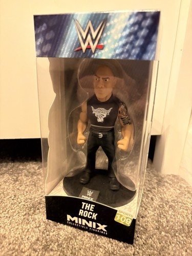 Minix wwe the rock - rock, collectible