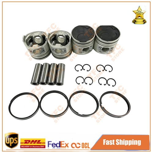 Set piston with ring 4m40 - 4,