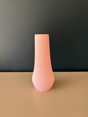 Printed vase flower - 3d,