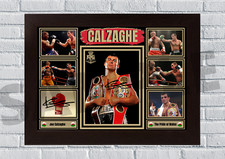 Joe Calzaghe Signed A4/A3 Print or Framed Autograph Boxing memorabilia (#91)