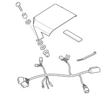 Honda CBR1000RR 2013-2016 Genuine Alarm Mount Kit New