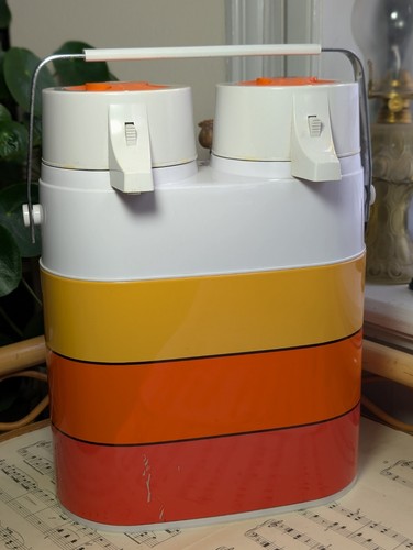 Vintage peacock thermos - vintage,