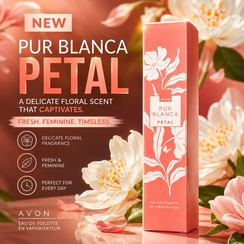 Avon pur blanca petal - edt, 50ml