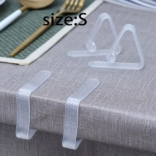 Table cloth clips - clear, 10
