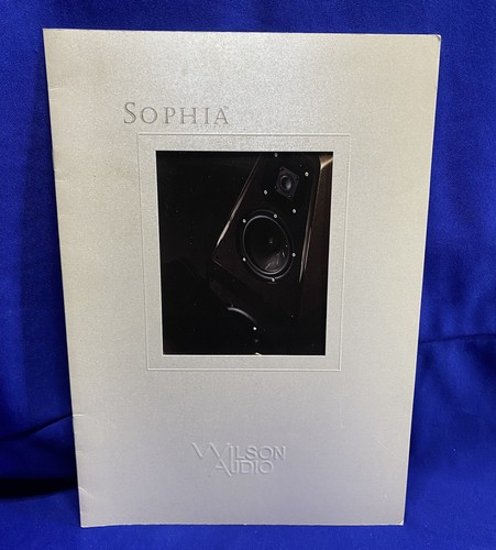 Wilson audio sophia - audio,
