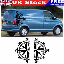 2X MOTORHOME CAMPER VAN CARAVAN / STICKERS / DECAL / GRAPHIC / COMPASS MOUNTAINS