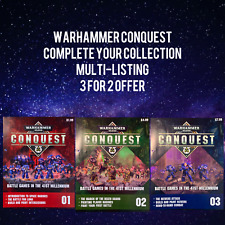 Warhammer 40k Conquest Magazine - Multi listing - 3 for 2 - No Models