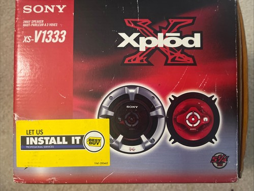 New box sony xplod - in,