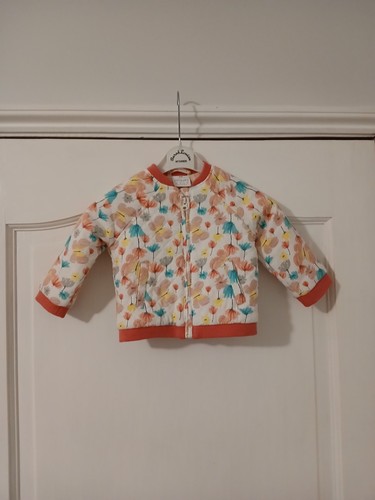 Girls white pink floral - white,