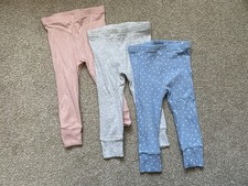 Baby Girls Ribbed Leggings Set