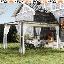 3 x 4m Aluminium Pergola with