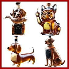 Dachshund Dog Whiskey Decanter