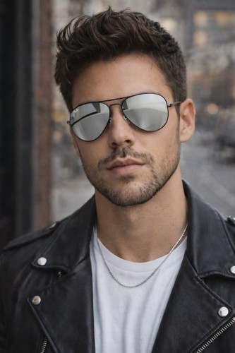 Ray ban aviator rb3026 - ray-ban, silver