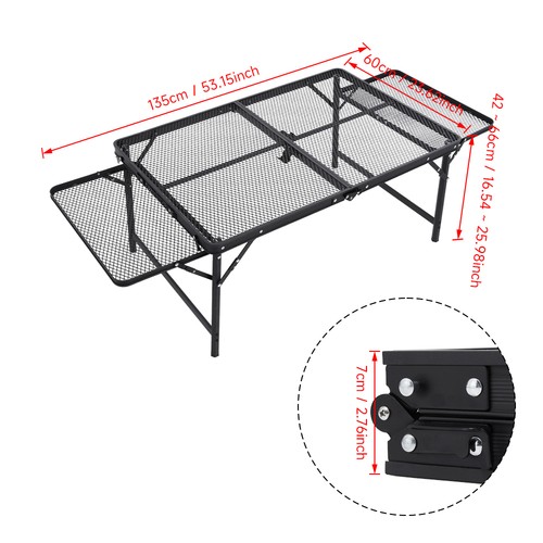 Heavy duty steel mesh table - heavy,