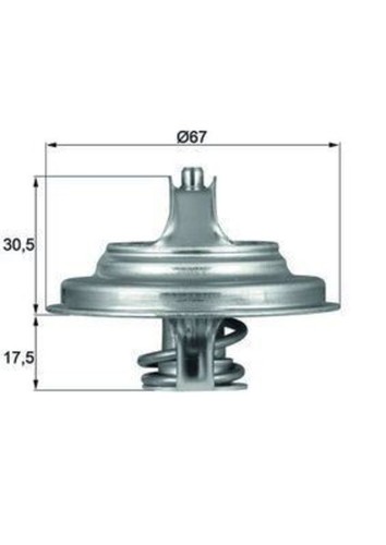 Engine thermostat mahle - engine,