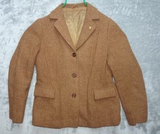 Harris Tweed Womens Brown Wool