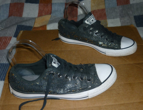 Converse black gold sequin - converse,