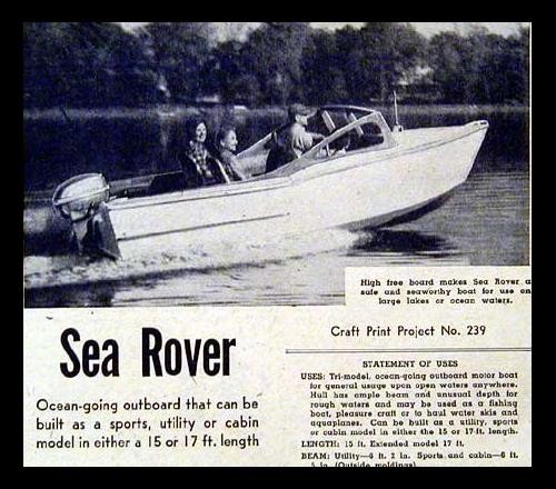 Ocean fishing boat - 17',