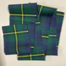 Johnstone Modern tartan medium weight  100% Wool fabric 1.5m x 12.5cm