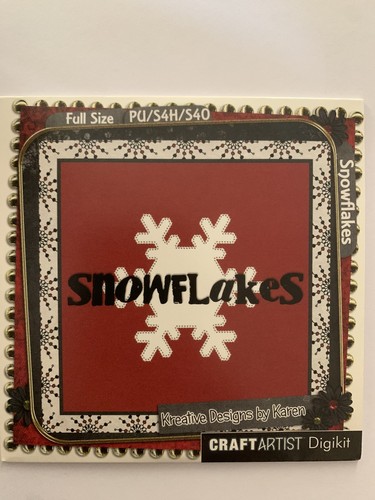 Snowflakes x serif craft - -,