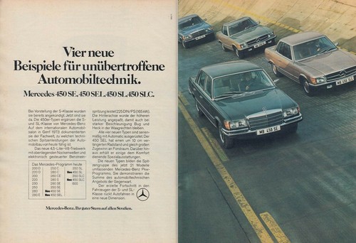 1973 mercedes benz - 450, se