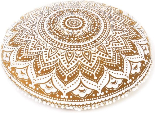 Boho cushions round floor - 32",