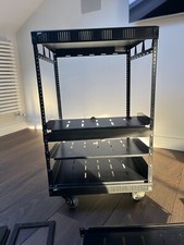 Server rack enclosure on wheels