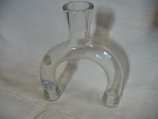 Q.V.F. Glass Chemistry Decorative Sculptural Y Shaped Equipment Piece