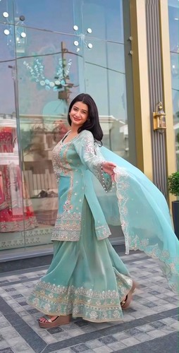 Punjabi sharara plazzo kurti - sharara,