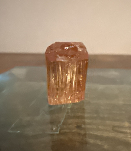 Imperial topaz crystal piece - crystal,